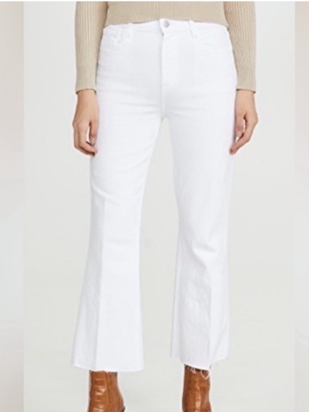 🌟 J BRAND 🌟 SELENA MID RISE BOOTCUT STRETCH JEANS WHITE SZ 27